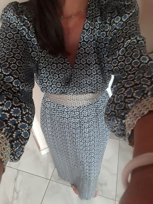 Zara dress like new, airy fabric, size S