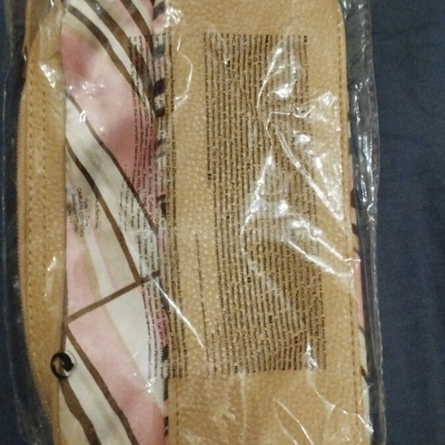 Oriflame geometric cosmetic bag