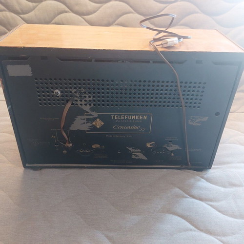 Telefunken Allstrom Super Concertino 55 tube radio like new