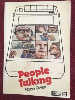 People Talking book used, English