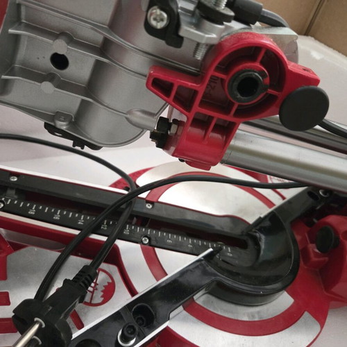 Einhell TC-SM 2131/1 Dual Sliding Mitre Saw 1500W like new, laser guide