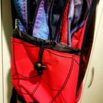 Primary school backpack with three compartments like new