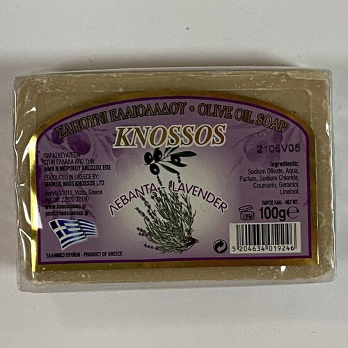 Knossos natural olive oil soap bars, pack of 5