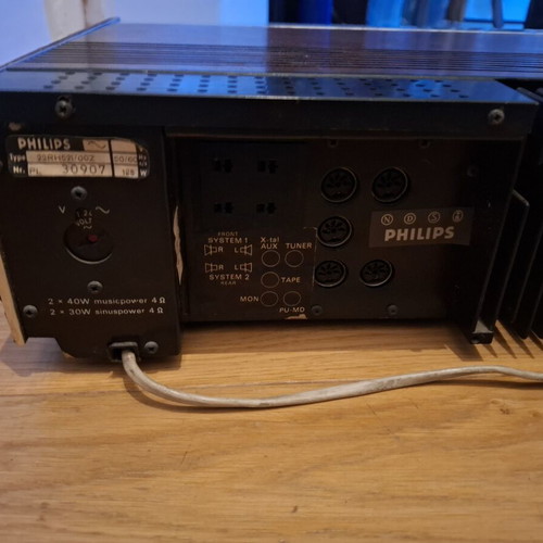 Philips RH-521 vintage stereo amplifier used