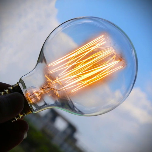 Edison bulb lamp 14cm 40W E27 new retro style