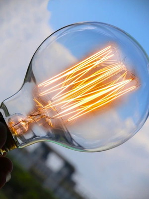 Edison bulb lamp 14cm 40W E27 new retro style