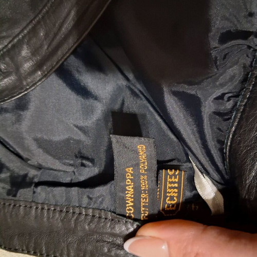 Napa leather skirt used, black, size L