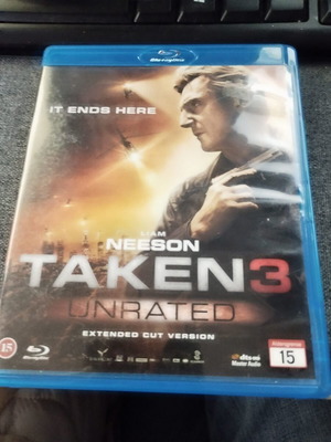 Taken 3 Blu-ray Unrated Extended Cut like new with subtitles