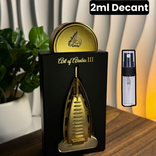 Lattafa Art of Arabia III Eau de Parfum 2ml decant like new