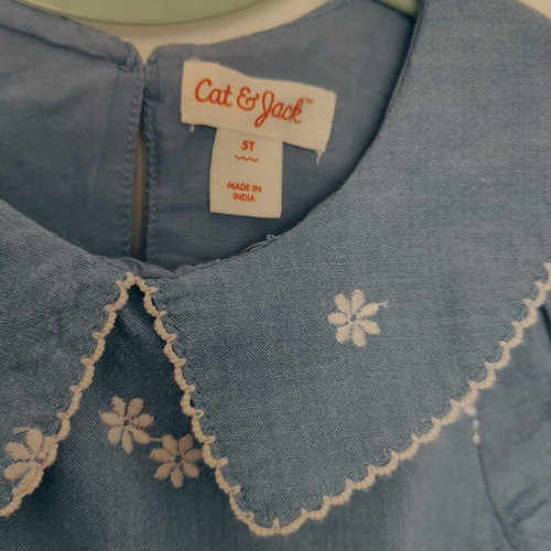 Blue dress for 5-year-old girl