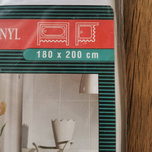 Shower curtain new 1.80x2.00 m