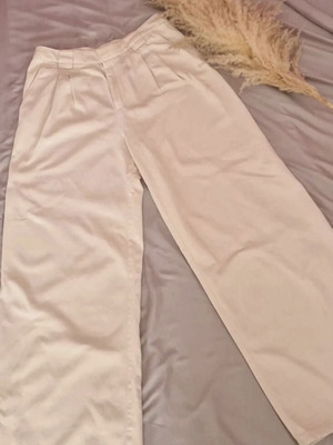 Wide Leg Denim Pants Marks & Spencer UK14 EUR42 like new, beige