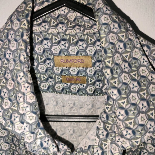 Rumford shirt used, size S, slim fit, multicolor