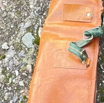 Leather shotgun case used