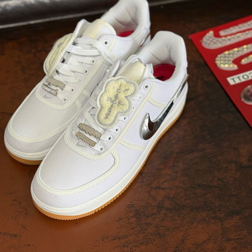 Nike Travis Scott x Air Force 1 Travis Scott παπούτσια μέγεθος 44 άσπρα σαν καινούργιο