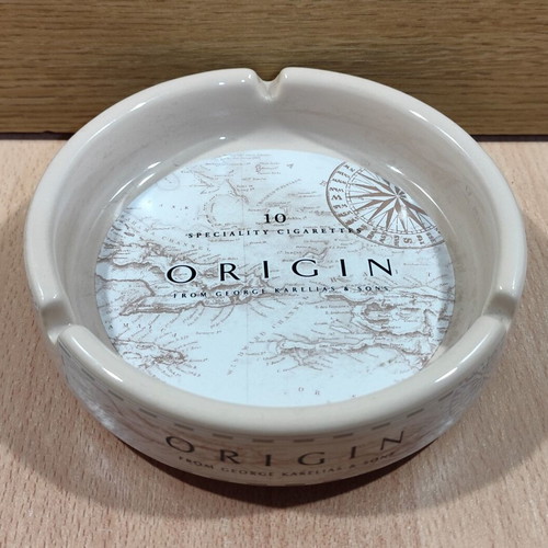Origin Karelias Ceramic Ashtray promotional, like new