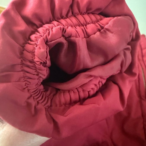 Zara jacket with inner lining for girl 3-4 years like new, red