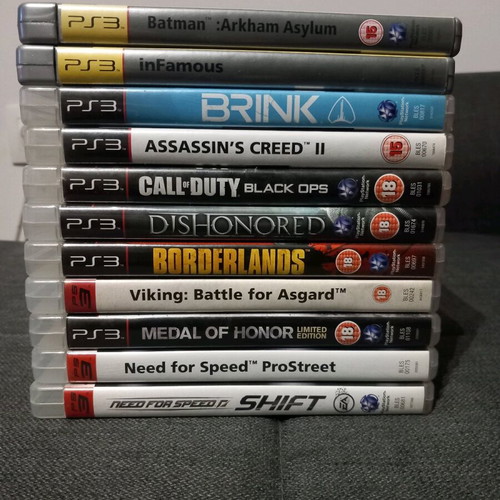 PlayStation 3 games like new, pack of 11