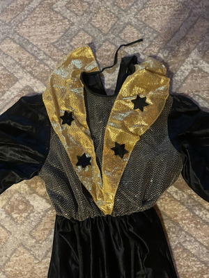Witch carnival costume for 10-year-old girl like new
