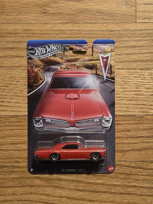 Hot Wheels '66 Pontiac GTO Silver Series new