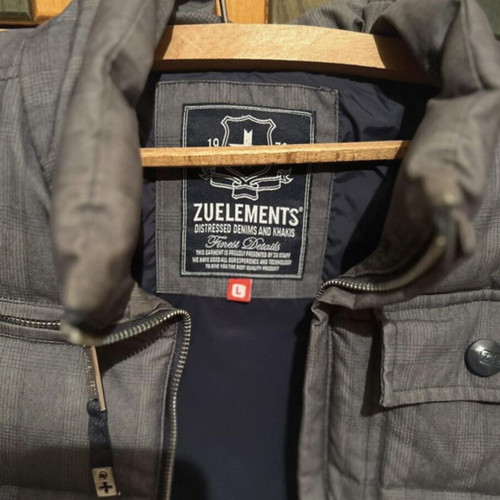 Men's winter jacket, gray, size L
