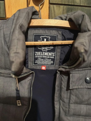 Men's winter jacket, gray, size L