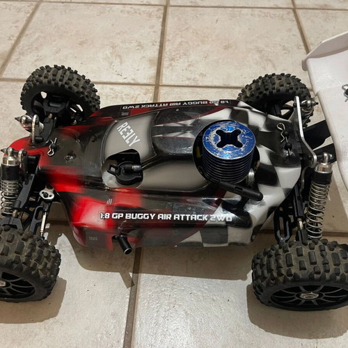 Nitro RC Reely Air Attack 4WD Buggy like new with Force 21 engine