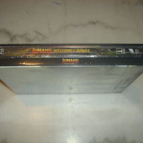 Jumanji Welcome To The Jungle Blu-Ray New Steelbook Lenticular