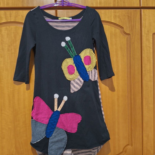 Heel Athens Lab dress like new, size small, black and grey