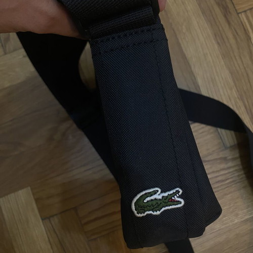 Τσαντάκι Lacoste μαύρο για ώμο