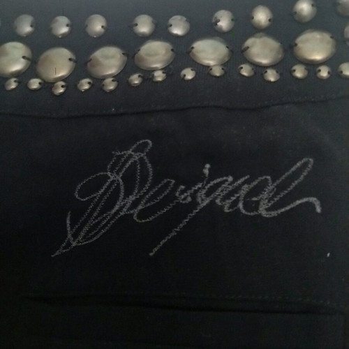 Desigual pants black size M with unique design, unused