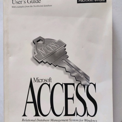 Microsoft Access manual like new, English
