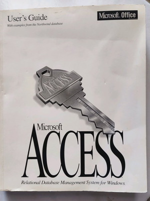 Microsoft Access manual like new, English
