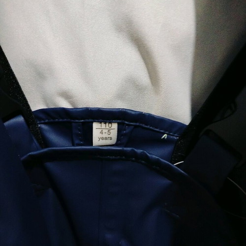 Children's waterproof jacket like new, blue, size 134-140 cm
