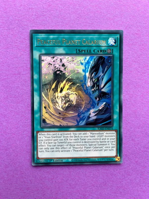 Peaceful Planet Calarium κάρτα Yu-Gi-Oh! σαν καινούργια