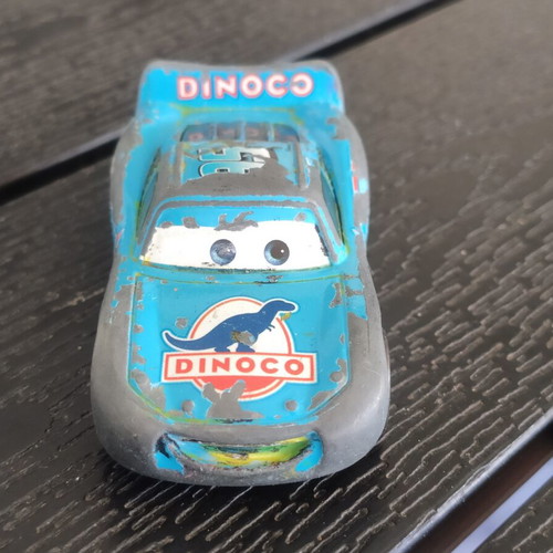 Disney McQueen 1:55 toy car used with paint wear