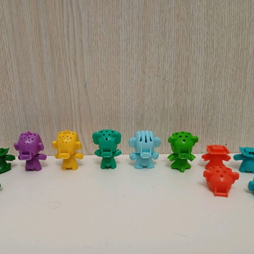 Kinder Surprise Joy Magic Mixart Funny Robots figures used, set