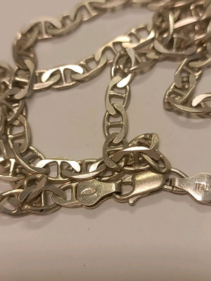 Silver chain 925 Italy like new, 50 cm length