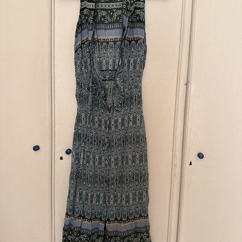 Paul Christophe Boho Dress Like New With Buttons And Collar