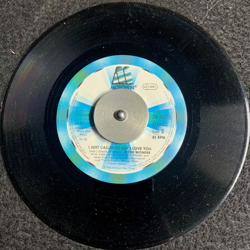 Stevie Wonder I Just Called To Say I Love You 7" Vinyl Single
