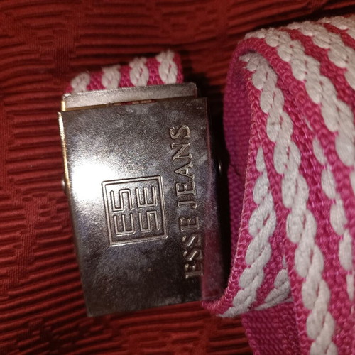 Esse Jeans knitted cotton belt used with metal buckle