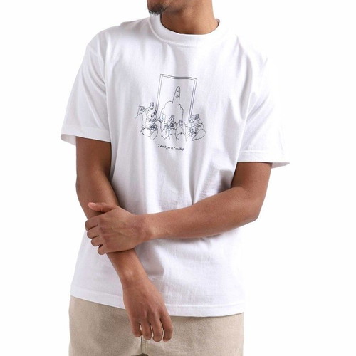 HUF t-shirt used, size small, white
