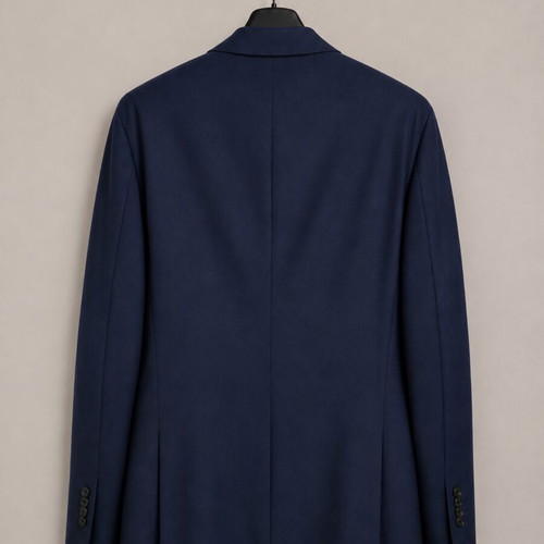 Vintage Mr. Ramos men's blazer L made in Italy 100% wool dark blue