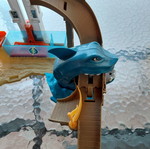 Hot Wheels Color Changers Shark Racetrack used with color shift zones