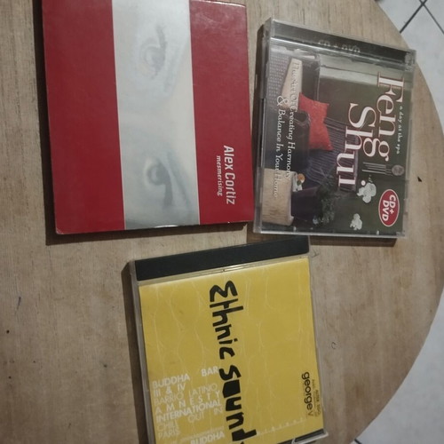 Alex Cortiz, Feng Shui and Ethic Sounds CDs used, set of 3