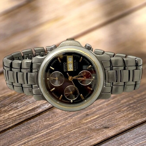 BWC Rhodos chronograph automatic titanium used