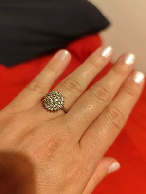 Silver ring like new