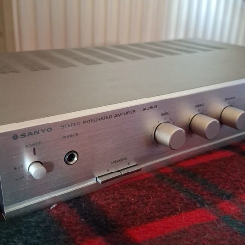 Sanyo Stereo Amplifier JA 2503 used, 25W per channel, dual channel