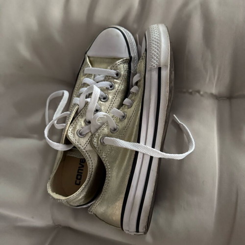 Converse Chuck Taylor All Star Metallic Low Top very good condition, size 37, gold