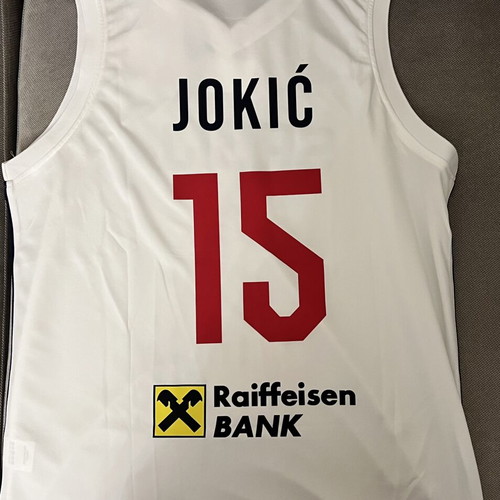 Nikola Jokic Serbia National Team Basketball Jersey, Medium